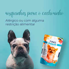 Petisco Hipoalergênico Saudável Para Cachorro Com Alergia Sem Glúten - Tino Sensíveis