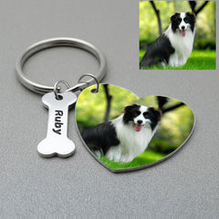 Chaveiro Personalizado com Foto – Lembrança Pet (Cachorro ou Gato)