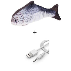 Fish simulator. Electronic cat toy, usb charging. - The LionDog Shop