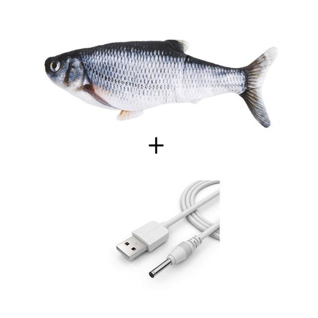 Fish simulator. Electronic cat toy, usb charging. - The LionDog Shop