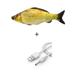 Fish simulator. Electronic cat toy, usb charging. - The LionDog Shop