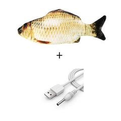 Fish simulator. Electronic cat toy, usb charging. - The LionDog Shop