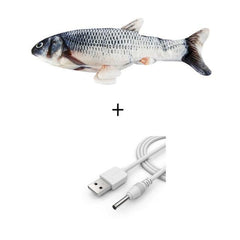 Fish simulator. Electronic cat toy, usb charging. - The LionDog Shop