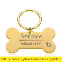 Personalized collar id tag for pets. - The LionDog Shop