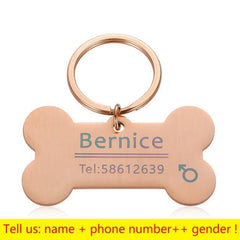 Personalized collar id tag for pets. - The LionDog Shop