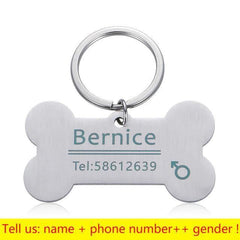 Personalized collar id tag for pets. - The LionDog Shop