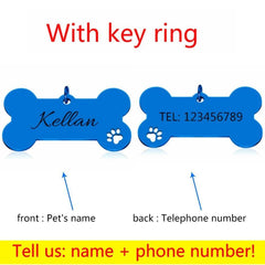 Personalized collar id tag for pets. - The LionDog Shop