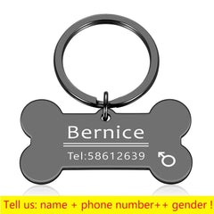 Personalized collar id tag for pets. - The LionDog Shop