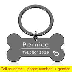 Personalized collar id tag for pets. - The LionDog Shop