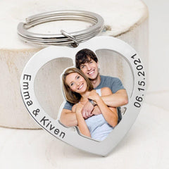 Personalized Keychain with Photo Pet Memorial - The LionDog Shop