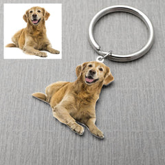 Personalized Keychain with Photo Pet Memorial - The LionDog Shop