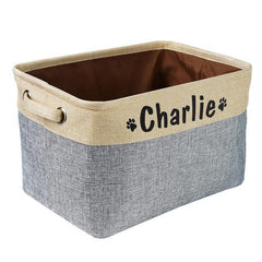 Pet Accessories Storage Personalized Basket - The LionDog Shop