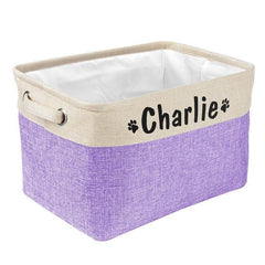 Pet Accessories Storage Personalized Basket - The LionDog Shop