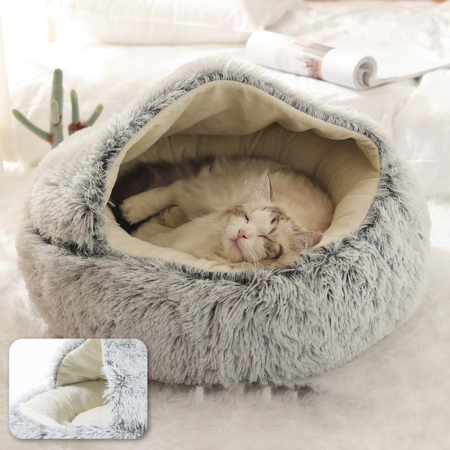 Winter warm bed for small dogs and cats - The LionDog Shop